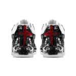 [Custom A dynamic 2D style peeping into black and red]  Air Force 1 Skateboarding Shoes Low-top Black/Red - Image 5