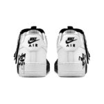 [Custom The female version of Dark Seven Deadly SINS BUG Black and White]  Air Force 1 Skateboarding Shoes Women's Low-top Black/white - Image 4