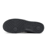 [Custom "Unyielding in battle, sand, powder and dust ]  Air Force 1 Skateboarding Shoes Women's Mid-top Black/grey - Image 5
