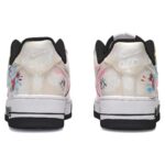 [Custom The man's little Daisy has a smiling face and a dark complexion]  Air Force 1 Skateboarding Shoes Men Low-top Beige/Black - Image 3