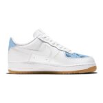 [Custom Football World Cup]  Air Force 1 Skateboarding Shoes Men Low-top Blue/white - Image 2