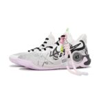 [Custom Ice and Shadow]  KD Trey 5 IX Vintage Basketball Shoes Unisex Mid-Top Gray/Black - Image 2