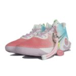 [Custom The candy is super sweet]  KD Trey 5 IX Vintage Basketball Shoes Unisex Mid-top White/purple - Image 2