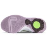 [Custom The streets are lively]  Trey 5 Vintage Basketball Shoes Unisex Mid-top Purple/white - Image 5