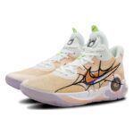 [Custom Subverse Orange]  KD Trey 5 IX Vintage Basketball Shoes Unisex Mid-top Orange - Image 2