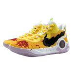 [Custom The dragon roars and the tiger roars]  KD Trey 5 IX Vintage Basketball Shoes Unisex Mid-top Red - Image 2