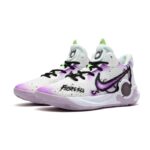 [Custom Death Scythe]  KD Trey 5 IX Vintage Basketball Shoes Unisex Mid-top Purple/white - Image 2