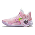 [Custom Plum soda water]  KD Trey 5 IX Vintage Basketball Shoes Unisex Low-top Pink - Image 2