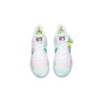 [Custom Smiley Face Soda]  KD Trey 5 IX Vintage Basketball Shoes Unisex Low-top Pink-green-white - Image 4