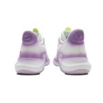 [Custom Unisex light wisteria purple]  KD Trey 5 IX Vintage Basketball Shoes Unisex Mid-top White/purple - Image 4