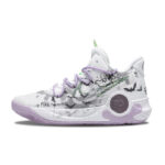 [Custom Lovely ghost]  KD Trey 5 IX Vintage Basketball Shoes Men Low-top White/green/gray - Image 2