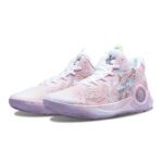[Custom The late night is quiet and the years are fragrant]  KD Trey 5 IX Vintage Basketball Shoes Unisex Low-top White/green/yellow - Image 2