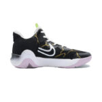 [Custom Black Gold Frenzy]  KD Trey 5 IX Basketball Shoes Men Mid-top Black/gold - Image 3