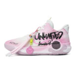 [Custom Unlimited]  KD Trey 5 IX Vintage Basketball Shoes Unisex Low-Top Pink/White - Image 2