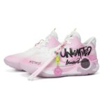 [Custom Unlimited]  KD Trey 5 IX Vintage Basketball Shoes Unisex Low-Top Pink/White - Image 3