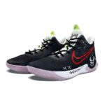 [Custom Venom]  KD Trey 5 IX Vintage Basketball Shoes Unisex High-Top Black/White - Image 2