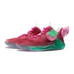 [Custom Toy Story Lots-o'-Huggin' Bear]  KD Trey 5 IX Vintage Basketball Shoes Unisex Low-Top Rose Red Green - Image 2
