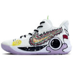 [Custom Moon Reverie]  KD Trey 5 IX Vintage Basketball Shoes Unisex Mid-top Black/red/purple