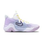 [Custom Ion Collide]  KD Trey 5 IX Vintage Basketball Shoes Unisex Mid-top Purple/blue/yellow - Image 3