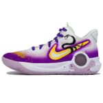 [Custom Black Mamba]  KD Trey 5 IX Vintage Basketball Shoes Unisex Mid-top Purple/Gold - Image 2