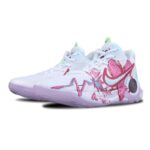 [Custom Love retracing]  KD Trey 5 IX Vintage Basketball Shoes Unisex Mid-top Pink - Image 2
