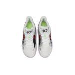 [Custom Men's Grey Shadow Spider L Grey Red]  Trey 5 Vintage Basketball Shoes Men - Image 4