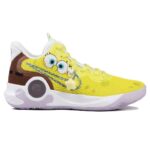 [Custom On the Qixi Festival, octopuses bubble mandarin ducks]  KD Trey 5 IX Basketball Shoes Unisex Mid-top Green/Purple/Yellow/Brown - Image 3