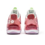 [Custom Fluttering]  KD Trey 5 IX Vintage Basketball Shoes Unisex Mid-top Pink - Image 4