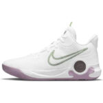 [Custom Fluttering]  KD Trey 5 IX Vintage Basketball Shoes Unisex Mid-top Pink - Image 5