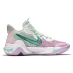 [Custom Misty and hazy]  KD Trey 5 IX Vintage Basketball Shoes Unisex Mid-top Pink/Green - Image 3