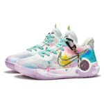 [Custom Air mixing]  KD Trey 5 IX Vintage Basketball Shoes Unisex Mid-top Blue/Purple - Image 2