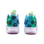 [Custom Green and purple coconut tree A]  KD Trey 5 IX Vintage Basketball Shoes Unisex - Image 5