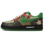 [Custom Green fields and starry rivers]  Air Force 1 Skateboarding Shoes Men - Image 2