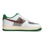 [Custom Men's off-white and green Christmas]  Air Force 1 Skateboarding Shoes Men - Image 3