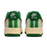 [Custom Men's style with gradient white and green]  Air Force 1 Skateboarding Shoes Men Low-top White/green - Image 4
