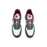 [Custom Women's Christmas green gold hook]  Air Force 1 Skateboarding Shoes Women's - Image 3