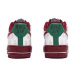 [Custom Women's Christmas green gold snowflake]  Air Force 1 Skateboarding Shoes Women's - Image 6