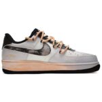[Custom Unisex cocoa milk tea in black, gray and brown]  Air Force 1 Skateboarding Shoes Unisex - Image 2
