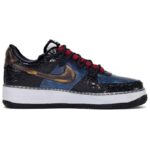 [Custom The return of the Great Sage for both men and women]  Air Force 1 Skateboard Shoes Unisex Low-Top Black/White Red - Image 2