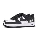 [Custom 59 Men's and women's identical black and white three]  Air Force 1 Skateboard Shoes Unisex Low-Top Black White - Image 3