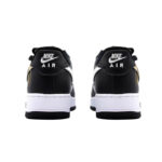 [Custom Ink-wash Golden Dragon]  Air Force 1 Skateboarding Shoes Unisex Low-top White/black - Image 3