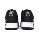 [Custom Gothic cross black and white for both men and women]  Air Force 1 Skateboard Shoes Unisex Low-Top Black/White - Image 4