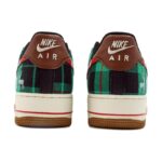 [Custom Reindeer]  Air Force 1 Skateboarding Shoes Men Low-top Red/Green/Brown - Image 3