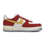 [Custom Happy Year of the Snake!]  Air Force 1 Skateboard Shoes Women's Low-Top Red - Image 2