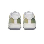 [Custom Iridescent snake spirit]  Air Force 1 Skateboard Shoes Women's Low-Top Yellow/Green/White - Image 3