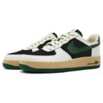 [Custom Female soul shepherd]  Air Force 1 Skateboard Shoes Women's Low-Top Black/White/Green - Image 2