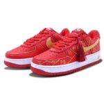 [Custom Red Fortune]  Air Force 1 Skateboarding Shoes Unisex - Image 3