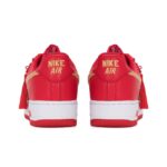 [Custom Koi carp are in full bloom]  Air Force 1 Skateboarding Shoes Unisex Low-top Red - Image 3