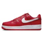 [Custom Koi carp are in full bloom]  Air Force 1 Skateboarding Shoes Unisex Low-top Red - Image 5