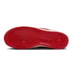 [Custom The male and female dragons and phoenixes are auspicious, white and red]  Air Force 1 Skateboarding Shoes Unisex Low-top Gold - Image 6